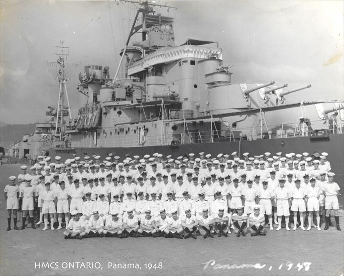 Minotaur class -ex HMS Minotaur - HMCS Ontario 1948b.jpg